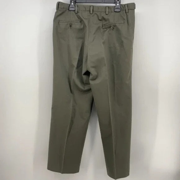 Duck Head Premium Pants Mens 34x29 fits 36x28 Green 100% Cotton Slacks - Picture 4 of 10